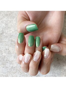 プライベートネイルサロン キャンバス(CANVAS)/アシメネイル