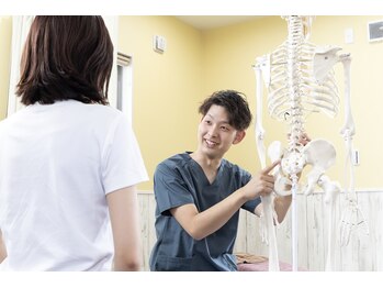 接骨院 極(KIWAMI)/骨模型を使ってご説明