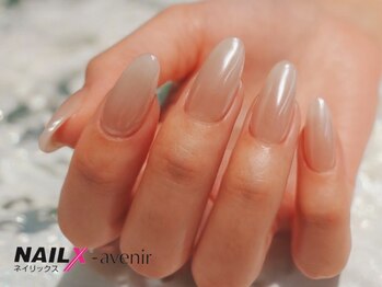 ネイリックス アヴェニール(NAILX avenir)/シンプル ホワイトミラー