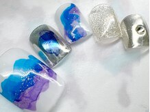 チェリーズネイル(Cherrys Nail)/ブルー インクフットネイル