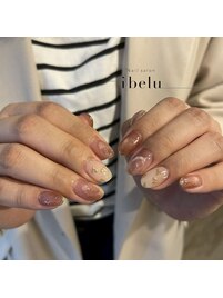 ハートミラーネイル