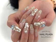 ネイルプラザ 河原町OPA店(NAIL PLAZA)/ブルーネイル