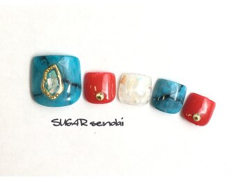 シュガーセンダイ(SUGAR sendai)/ブルーターコイズ☆11900円☆