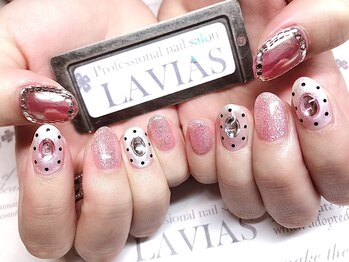 プロフェッショナル ネイルサロン ラヴィアス(LAVIAS)/【ジェル】お好きなアート6本