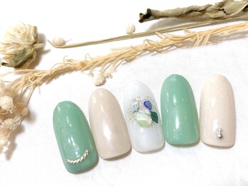 ネイルグラマラス 西新井店/《パラジェル》シンプルネイル