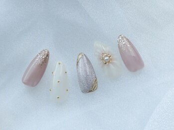 エムネイル(M nail)の写真/いつでもオフ無料☆ワンカラー¥4000/定額¥5000～の通いやすいサロン！デザインも豊富で好みを探せる♪