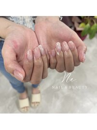 white pink nuance