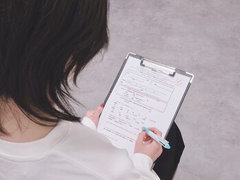 れん(REN)/カウンセリングシート記入