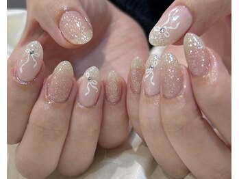 ララアンジュ(LaLa-Ange)/リボンネイル