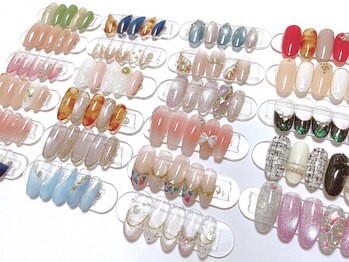ネイルサロン チュチュ(Nail Salon Chu Chu)の写真/【定額がオススメ★】スピーディーで高技術!!シンプル~トレンドデザインまで◎お気に入りを見つけよう♪