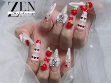 ゼン ネイル デザイン 池袋(ZEN NAIL DESIGN)/* 長 さだしやり放題×つけ放題