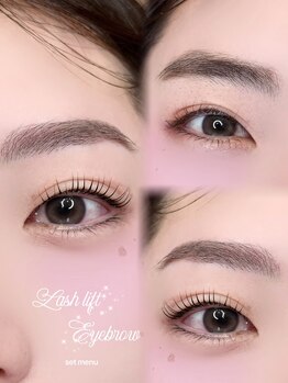 メル(meru)/eyebrow × lash lift