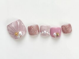 人魚の鱗ネイル　マーメイド