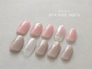 シンプルラメネイル