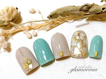 ネイルグラマラス 西新井店/《パラジェル》シンプルネイル