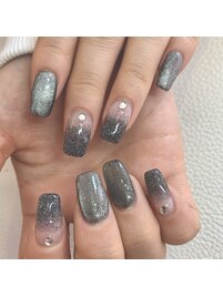 マグネット×フラッシュネイル