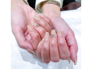 ヘアアンドネイル ミューズ 新浦安店(HAIR&NAIL MUSE)/大人細フレンチベージュ春カラー