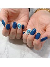 ブラン(blanc)/ぷっくりお花アートネイル