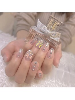 ピンクハルナネイル(pink haruna nail)/ミラーネイル