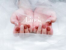 リノズネイルサロンプラス(Lino's Nail Salon +)/ぷっくりお花ネイル☆