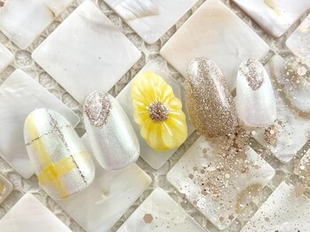 レアレアネイル(Lealeanail)/【パラジェル】Summerネイル