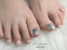 エミュー(Emieux)/キラキラガラスネイル