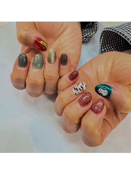 サロンドティス 学芸大学(salon de tis)/クリスマスネイル