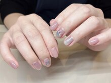ブルジェネイル ネイル(BOURGE nail)/大人可愛い　押し花×マグネット