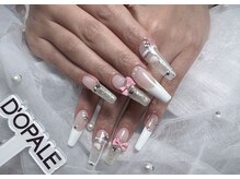 ドパルネイル 上野(DOPALE.Nail)/チップ長さ出し持ち込みデザイン