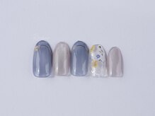 ネイルサロンリシェ 烏丸御池(Recher)/クリア感お花