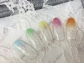 エーナイン ほのか清田店/ラメグラデーション¥5,500