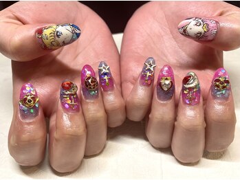 ネイルサロン ブリリアント(Nail Salon Brilliant)/付け放題10＋キャラネイル2