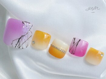 geNe 'n GRUS(ジーン アンド グルス)/6・7月FOOTエアジェルアート