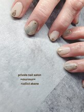 プライベート ネイルサロン マーマ(murmur)/大理石風ネイル