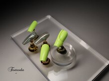 ネイル トモダ(nail Tomoda)/neonyellow　× &nbsp;foil