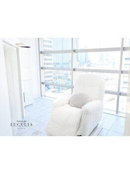 リクライニングチェアのあるサロン