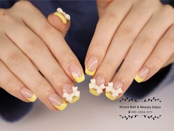 キララ(Kirara)/フレンチネイル・リボンネイル