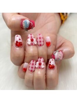 プリュム(Plume)/3D/推しネイル/キャラクター