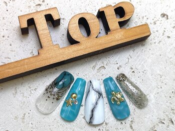サロン ザ トップ(Salon the Top)/水面ネイル・天然石