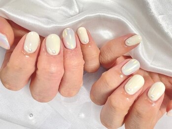 ネイルネージュ 錦糸町(Nail Neige)/ベーシック定額アート/ミラー
