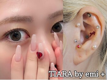 ティアラ バイ エミタス(TIARA by emi+)の写真/ぱっちり華やかな目元と耳つぼジュエリーで輝きを♪パリジェンヌ×耳つぼの同時施術で、可愛さアップデート