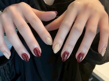 ジュエル(Jewel.)/ブチ柄ネイル