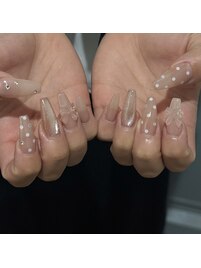 ちゅるんピンクネイル