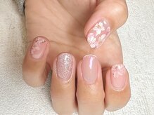 マミーシグネイル(Mammysig Nail)の雰囲気（春ネイル）