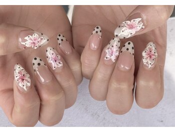 リアンスネイル ヴィヴィッド 岡山店(LianS nail ViViD)の写真/最旬トレンドアート・個性派・繊細なニュアンスネイルなど今まで思い通りにいかなかったデザインもお任せ*