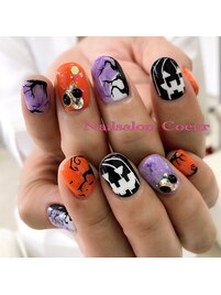 ハロウィンネイル