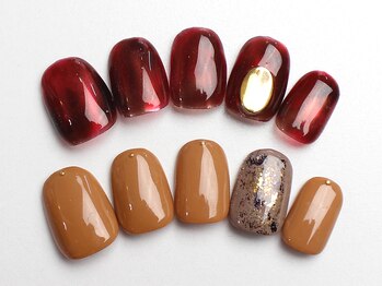 ユースタイル 新宿店(U-style)/秋色大人ネイル