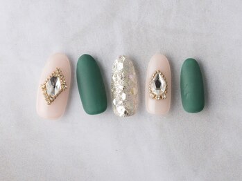 ネイルプラザ 河原町OPA店(NAIL PLAZA)/マットネイル×韓国ネイル