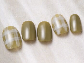 アイネイルズ 天神今泉店(I-nails)/【misato.n】チェックネイル