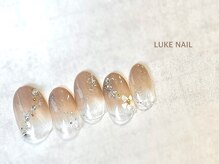 ルークネイル 恵比寿店(LUKE NAIL)/グラデーションシェルフラワー